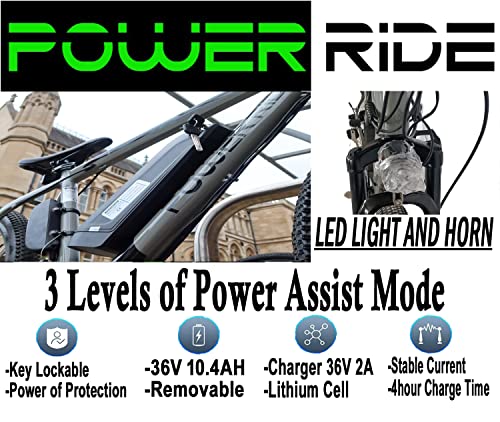 EAGLE Electric Bike: 250W Motor, 27.5" Wheel, 19" Frame - Speed 25KM/H