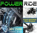 EAGLE Electric Bike: 250W Motor, 27.5" Wheel, 19" Frame - Speed 25KM/H