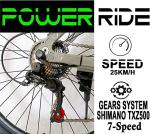 EAGLE Electric Bike: 250W Motor, 27.5" Wheel, 19" Frame - Speed 25KM/H