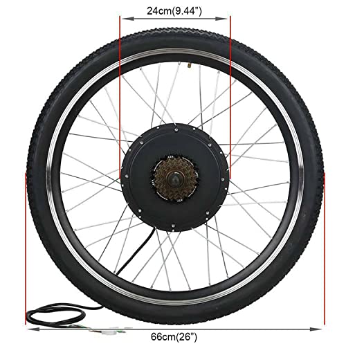 48V 1000W Electric Bike Conversion Kit with LCD Display