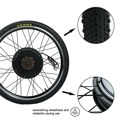 48V 1000W Electric Bike Conversion Kit with LCD Display