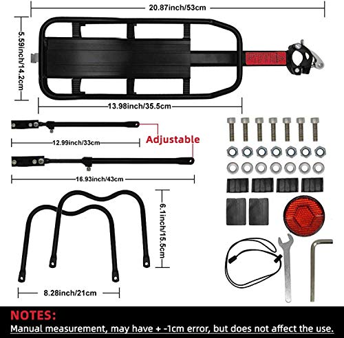 Aluminum Rear Rack for Electric Bikes