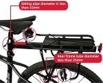 Aluminum Rear Rack for Electric Bikes