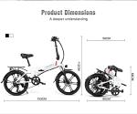 SAMEBIKE 20LVXD30-II 48V 10.4AH Folding Electric Bike