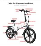 SAMEBIKE 20LVXD30-II 48V 10.4AH Folding Electric Bike