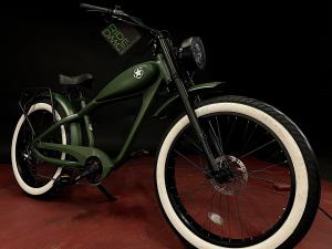Retro Electric Fat Tire Beach Cruiser. 250-750W E-Bike. Sale