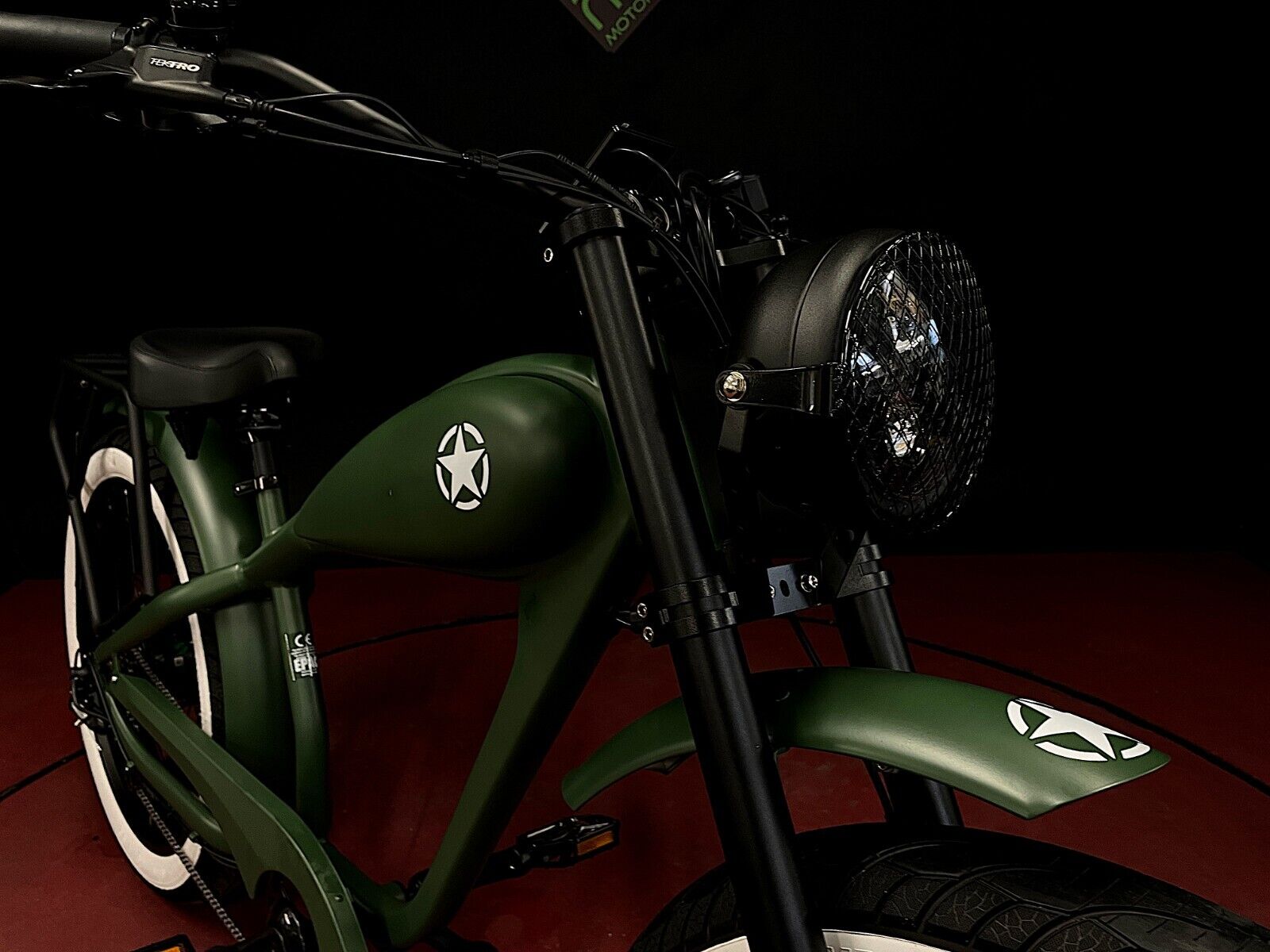 Retro Electric Fat Tire Beach Cruiser. 250-750W E-Bike. Sale