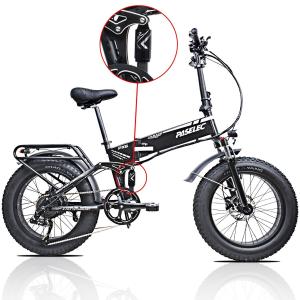 PASELEC 750W Folding Electric Fat Tire Mountain Bike