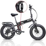 PASELEC 750W Folding Electric Fat Tire Mountain Bike