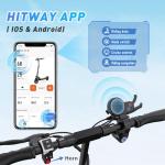 HITWAY Electric Scooter Pro 10" with App, Foldable