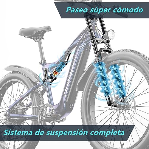 Shengmilo E Bike 26" Electric Fat Tire Bike