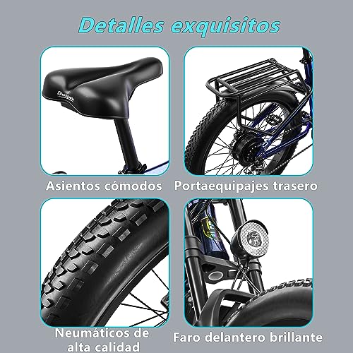 Shengmilo E Bike 26" Electric Fat Tire Bike