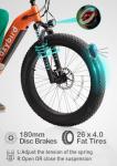 Cyrusher 26Inch Electric Bike, Crazybird, 52V, 250W