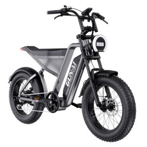 KELKART 20" Electric Mountain Bike, Shimano 7-Speed Gear