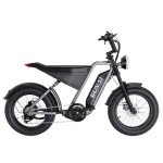 KELKART 20" Electric Mountain Bike, Shimano 7-Speed Gear