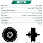 Voilamart 48V 1000W Electric Bike Kit