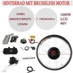 Rear Wheel E-Bike Kit with LCD