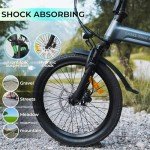 ADO Air 20 Folding E-Bike with Carbon Belt