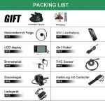 SHIMOST E-Bike Conversion Kit: 26" Rear Wheel, 350W