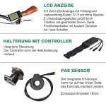 SHIMOST E-Bike Conversion Kit: 26" Rear Wheel, 350W