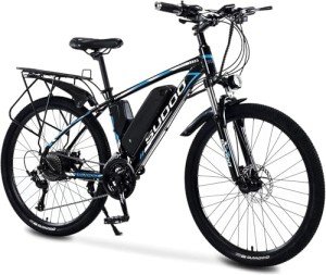 SOODOO 26" Electric Bike, 250W Motor, 36V 13AH Battery