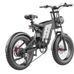 KELKART 20" Electric Mountain Bike, Shimano 7-Speed Gear
