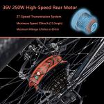 SUDOO 26'' Electric Mountain Bike - 27 Speeds