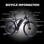 SUDOO 26'' Electric Mountain Bike - 27 Speeds
