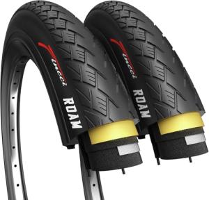 Electric Bike Tyres with Antipuncture Protection - Pack of 2