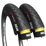 Electric Bike Tyres with Antipuncture Protection - Pair