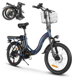 SAMEBIKE 20" Foldable Electric Fat Tire Bike
