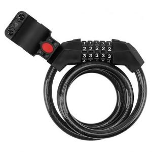 5-Digit Bicycle Cable Lock for Bikes and Scooters