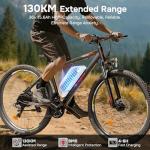 Eleglide Electric Mountain Bike with 125KM Range