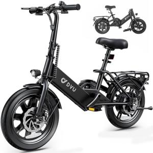 DYU Folding Electric Bike for Adults and Teens