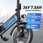 DYU Folding Electric Bike for Adults and Teens