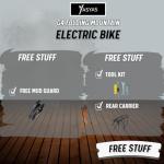 Yasyas 26" Folding Electric Mountain Bike - Army Green