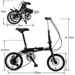 ZDXC 14in Folding 5-Speed Electric Bike