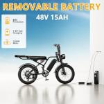 300lbs Electric Bike, 1500W Motor, 33 MPH