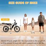 300lbs Electric Bike, 1500W Motor, 33 MPH