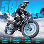 Ekellaka 5000W Dual Motor Fast Electric Bike