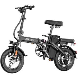 REOCRO Foldable 14" Electric Bike for Adults