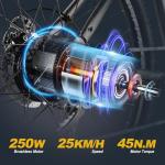 TWOFISH 26" Electric Mountain Bike for Adults