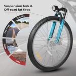 SAMEBIKE 24" Electric Mountain Bike with 36V Battery