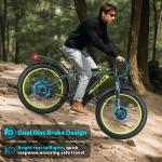 K800 Electric Bicycle, 250W Motor, 60-Mile Range