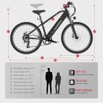 SAMEBIKE 27.5" Mountain Electric Bike with Torque Sensor