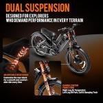 eAhora Romeo Pro Electric Bike 50 MPH 250 Miles