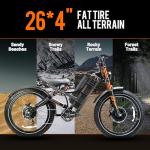 eAhora Romeo Pro Electric Bike 50 MPH 250 Miles