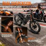 eAhora Romeo Pro 3 Electric Bike 50Mph