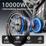 OXYSURE 72V Electric Dirt Bike, 53MPH Speed