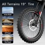 OXYSURE 72V Electric Dirt Bike, 53MPH Speed